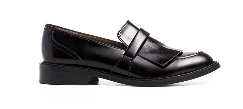 cheap black loafers womens
